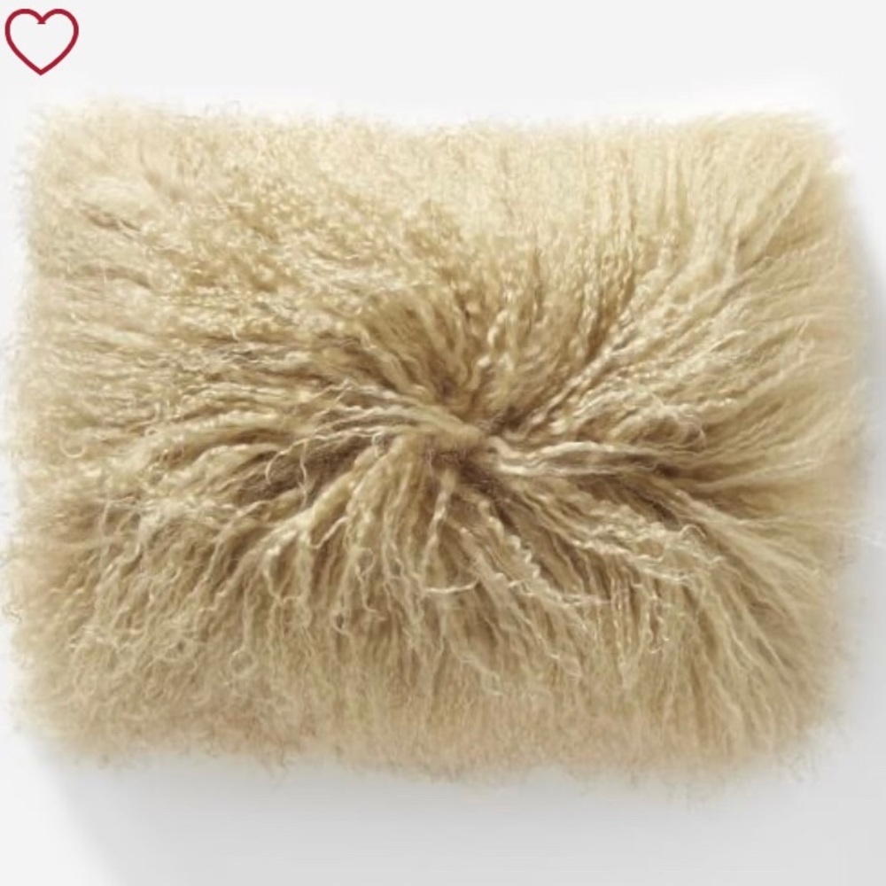 Mongolian Lamb Pillow Cover
